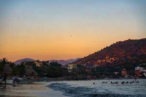 Zihuatanejo beach landscape in Guerrero photo