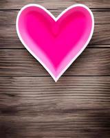 Pink Love Heart Shape Background photo