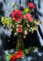 Romantic bouquet of flowers from the countryside photo