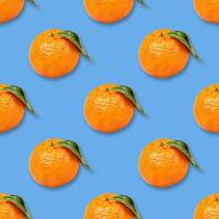 seamless background from ripe tangerines photo
