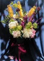 Romantic bouquet of flowers from the countryside photo