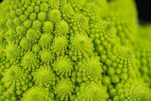 romanesco la coliflor verde italiana foto