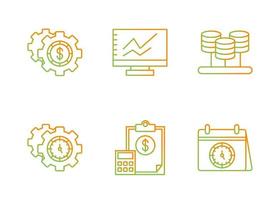 Growth Hacking Vector Icon Set