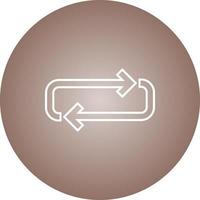 Beautiful Loop Line Vector Icon