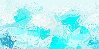 Light BLUE vector background with triangles.