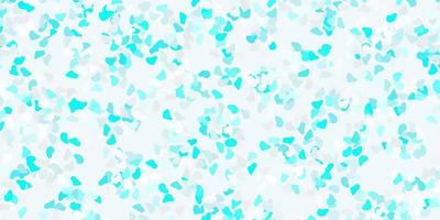 Light pink, blue vector pattern with abstract shapes.