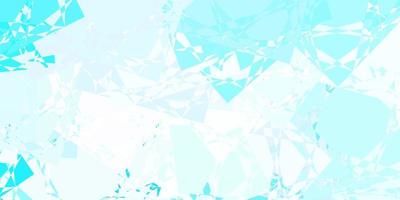 Light Pink, Blue vector texture with random triangles.