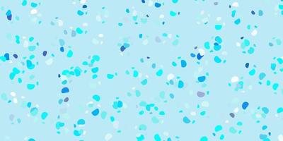Light blue vector pattern with abstract shapes.