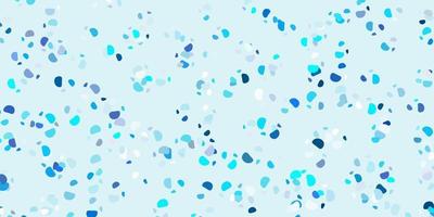 Light blue vector background with random forms.