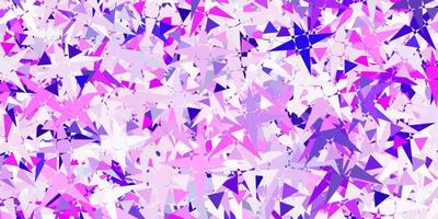 Light Pink vector background with polygonal forms.