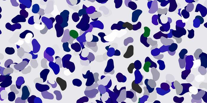 Light pink, green vector pattern with abstract shapes.