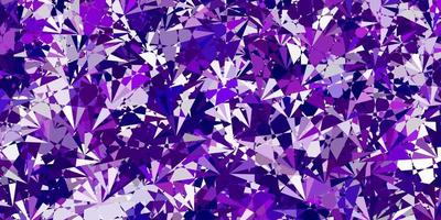 Light Pink vector background with triangles.