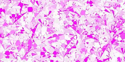 Light Pink vector pattern with polygonal shapes.