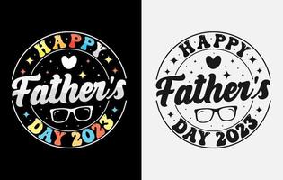 diseño de camiseta del día del padre, camiseta feliz del día del padre, camisetas de papá, camiseta de tipografía, vector