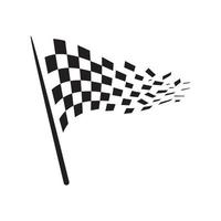 Race flag icon design vector