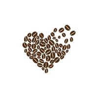 vector de icono de grano de café