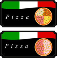 diverses pizzas savoureuses sucrées png