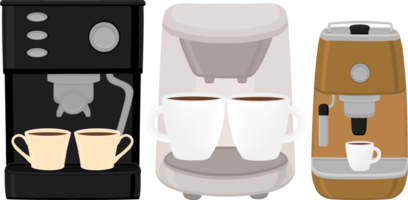 verschiedene süße leckere natürliche kaffee png