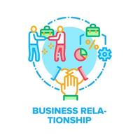 Business Relationship Team Vector Concept Color