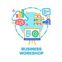 Business Workshop Meeting Vector Concept Color