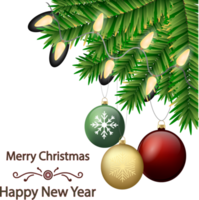 Collection accessory for celebration holiday New Year and Christmas png