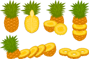 Sweet juicy tasty natural eco product pineapple png