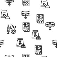 Pet Shop Seamless Pattern Vector