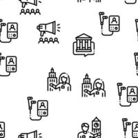 Guide Lead Traveler Seamless Pattern Vector