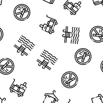 vector de patrones sin fisuras de albergue