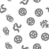 Pathogen Seamless Pattern Vector