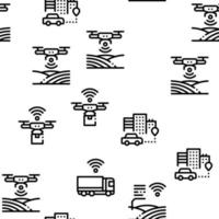 Internet Of Things Seamless Pattern Vector