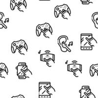 Gadget And Device Seamless Pattern Vector