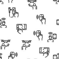 Gadget And Device Seamless Pattern Vector