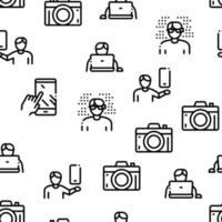 Gadget And Device Seamless Pattern Vector