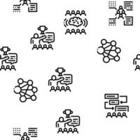 Hackathon Development Seamless Pattern Vector