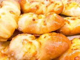 Image of Cheese breads crop to background and wallpaper. photo