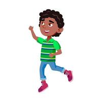 Boy Child Energy Jumping On Playground Vector