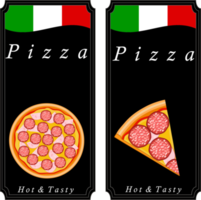 Various sweet tasty pizza png