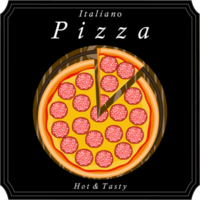 Various sweet tasty pizza png