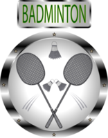 acessório de coleção para jogo de esporte badminton png