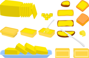 Various sweet tasty butter png