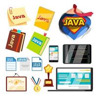 elemento de colección del vector conjunto de programación java