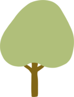 Einfachheit Baum Freihandzeichnen flaches Design. png