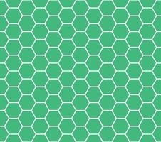 Green Seamless Honeycomb Pattern vector