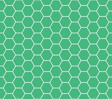 Green Seamless Honeycomb Pattern vector