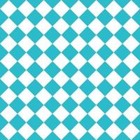 Blue And White Seamless Diagonal Checkered And Squares Pattern vector