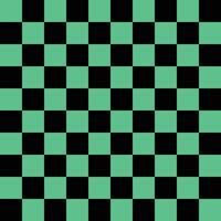 patrón de verificación transparente verde y negro vector