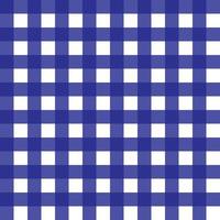 Seamless Dark Blue Gingham Pattern vector