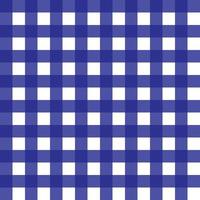 Seamless Dark Blue Gingham Pattern vector