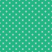 White Seamless Ninja Pattern On Green Background vector